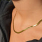 Mary Kathryn Designs - Women Skinny Herringbone Necklace