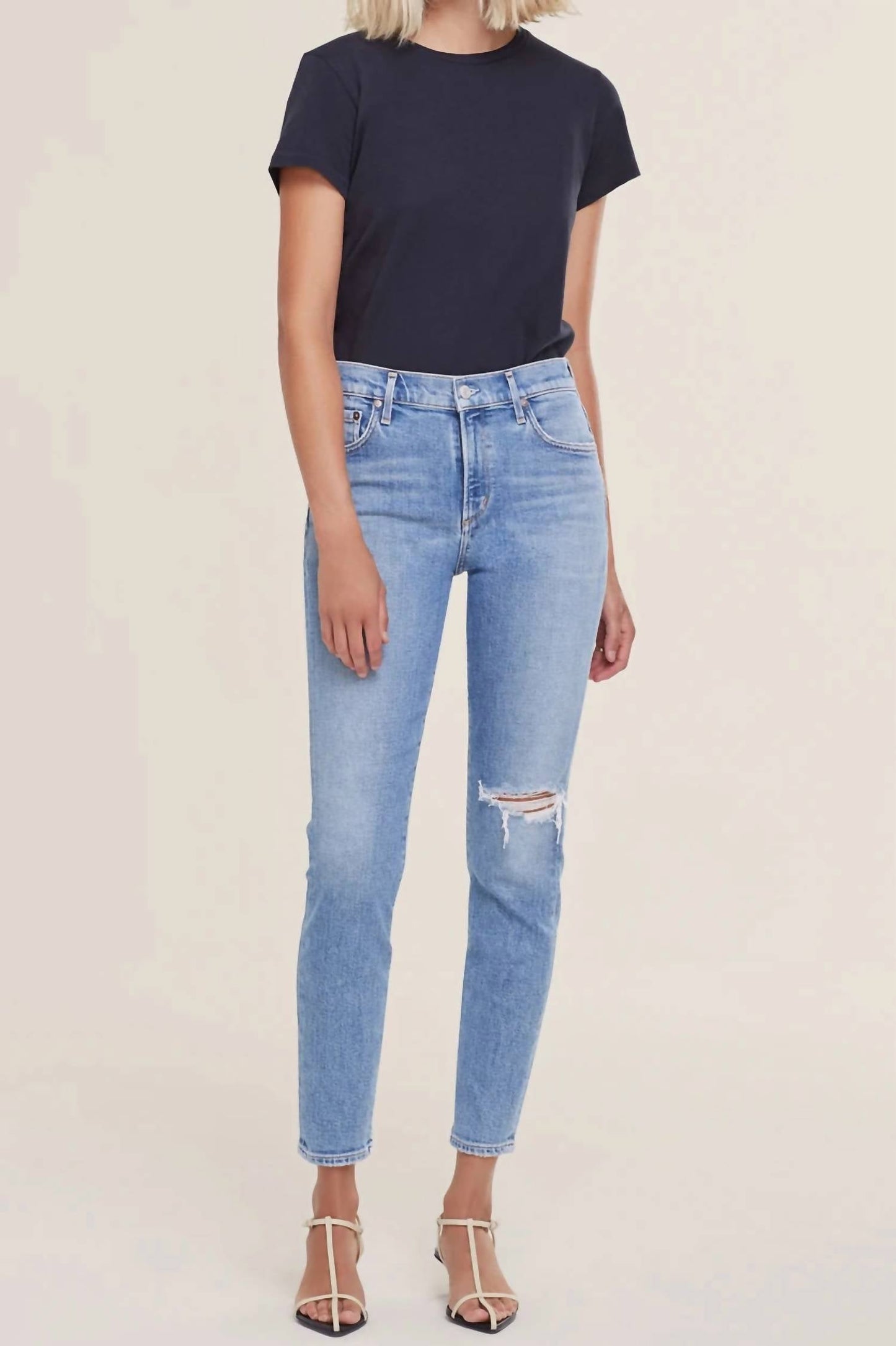 Agolde - Sophie Mid Rise Skinny Jeans