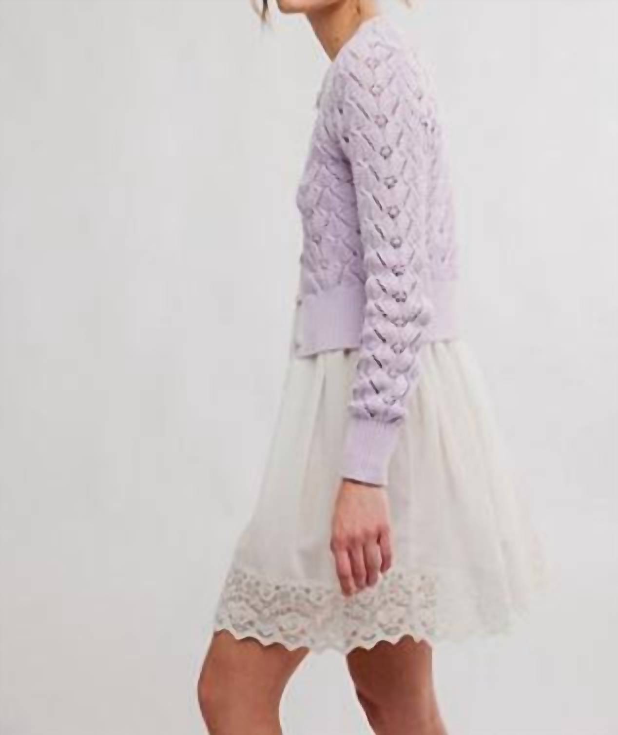 Free People - Pretty In Pointelle Cardigan