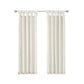 Twist Tab Lined Window Curtain Panel White 50x84