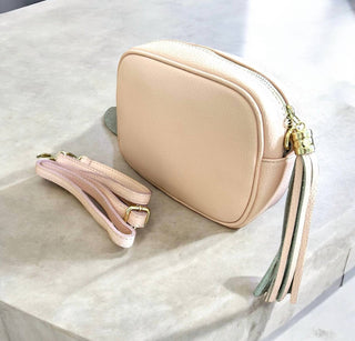 Cadenza Italy - Women's Leather Camera Style Crossbody Bag