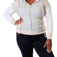 Double Take - Chic Color Block Hoodie With Seam Details