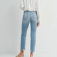Just Black Denim - Hem Detail Comfort Straight Leg Jeans