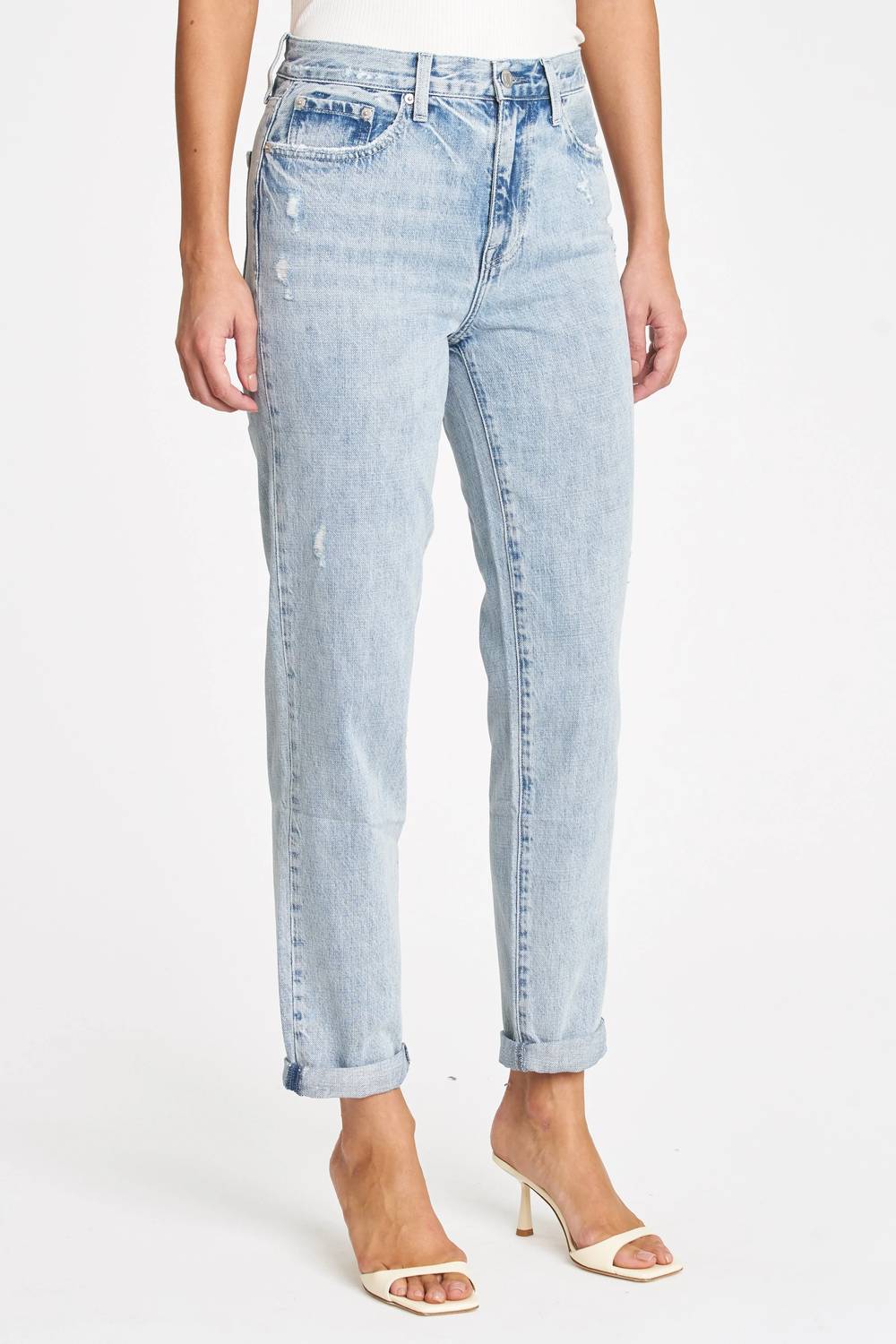 Pistola - Presley High Rise Relaxed Roller Jeans