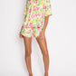Pj Salvage - That's Bananas Fruits Print Short Pajama Set