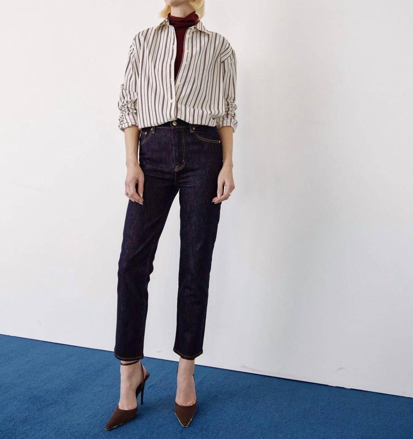 Pistola - Bri Ankle High Rise Slim Straight Jeans
