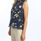 Caballero - Lys Beaded Mesh Floral Top