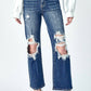 Risen - Straight Leg High Rise Jean