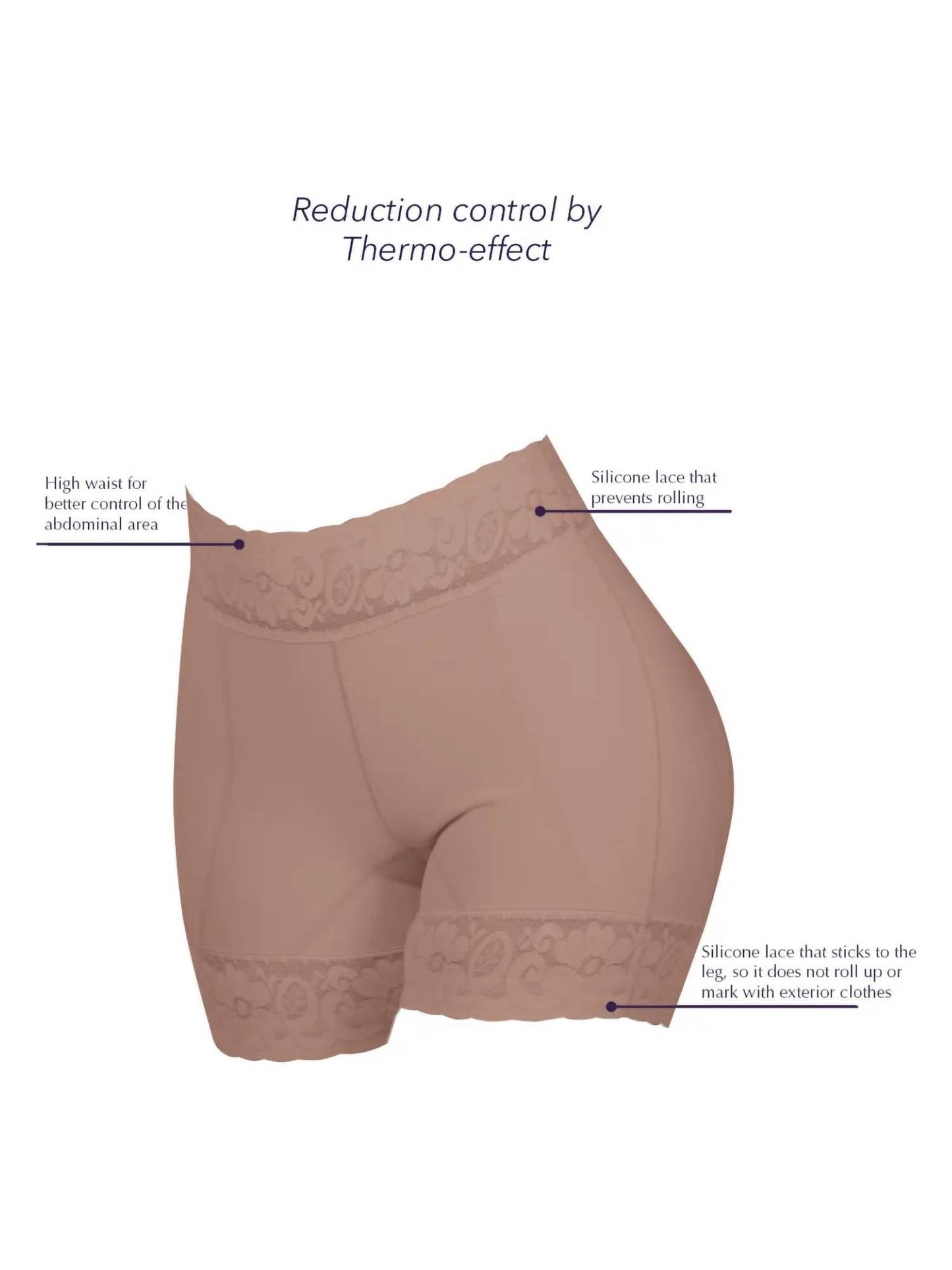 Siluets - Butt-lifter Shapewear Short Cocoa