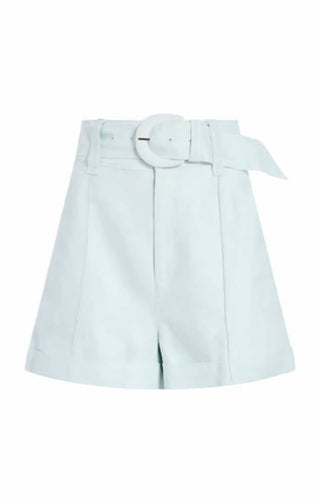Cinq A Sept - Aldi Belted Wide-leg Linen Shorts