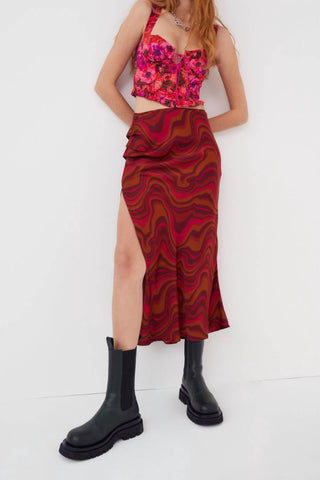 For Love & Lemons - ELEANOR MIDI SKIRT