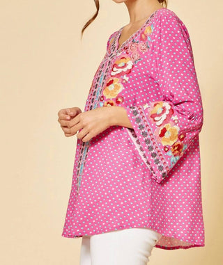 Andree By Unit - South Beach Embroidered Top