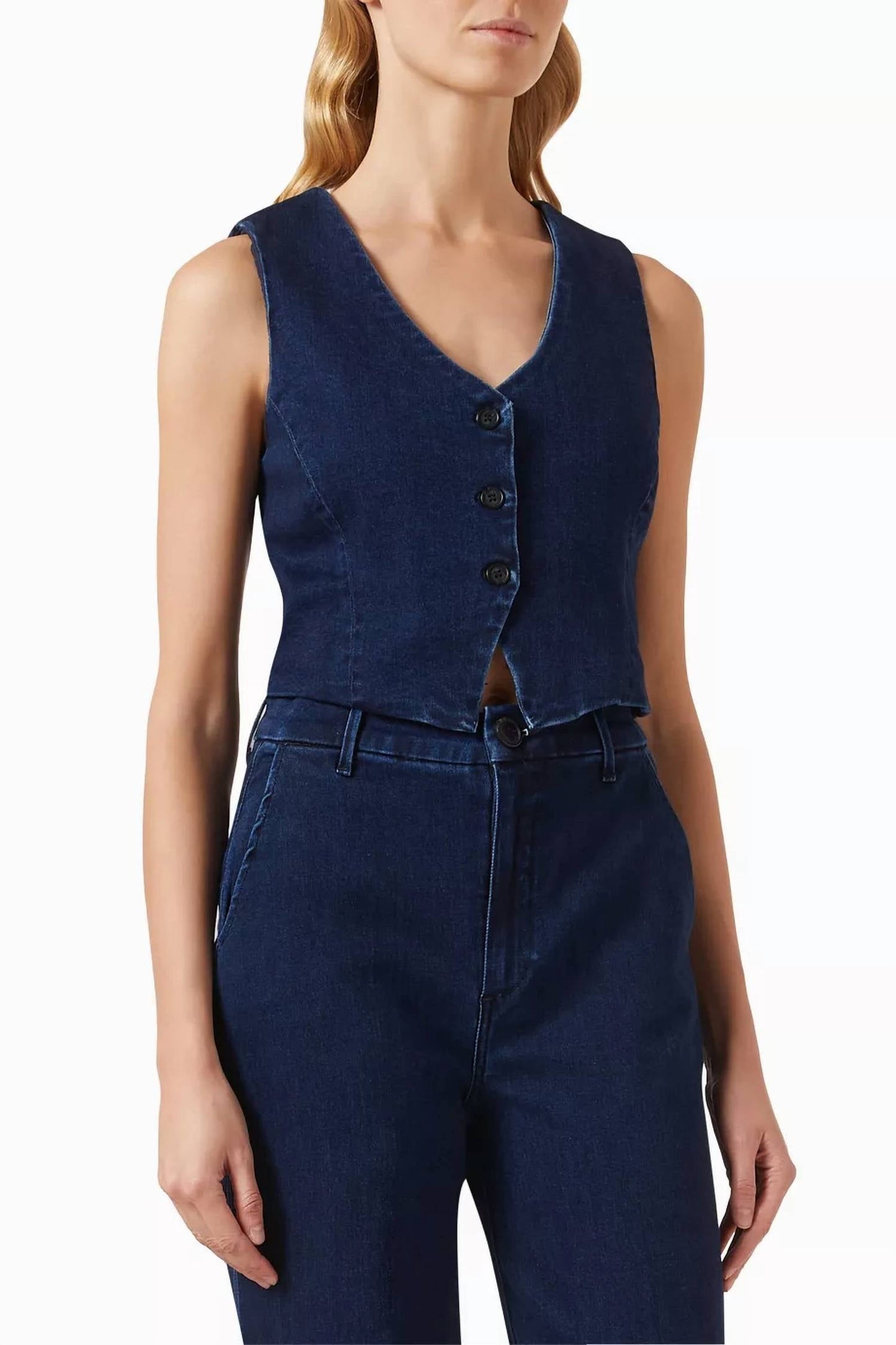 Le Jean - Ella Waistcoat Denim Vest
