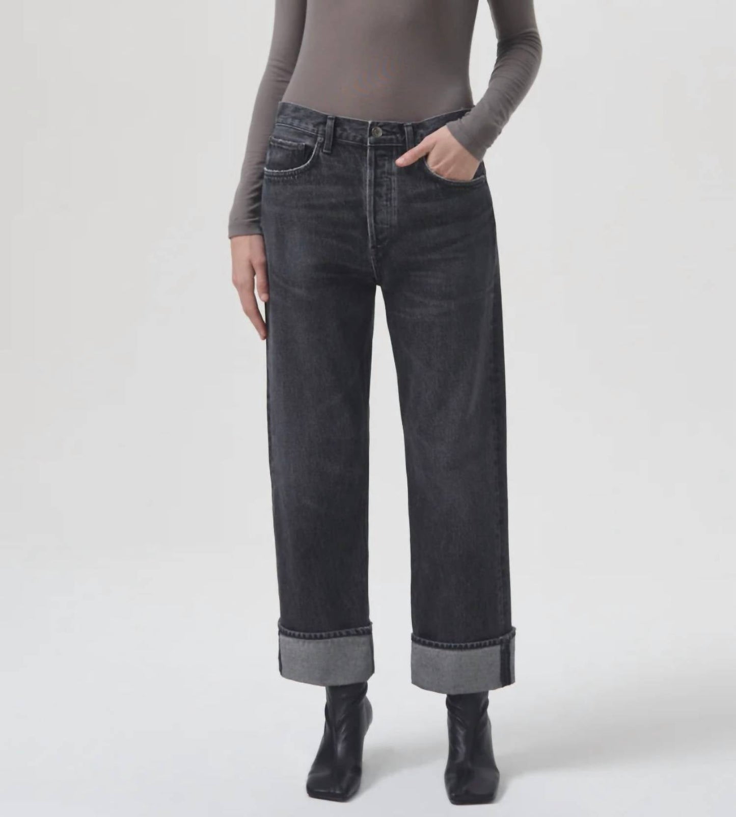Agolde - Fran Low Hung Straight Jean