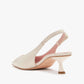 Kate Spade - Riley Slingback Smooth Leather Kitten Heel