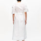 Ganni - Women's Washed Stretch Cotton Tie Strap Midi Dress