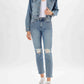 Judy Blue - High Waist Rhinestone Embellished Slim Denim Jeans