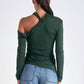 Elan - Long Sleeve Off Shoulder Top