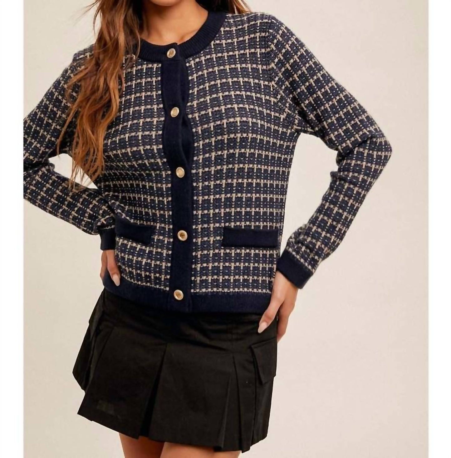 Hem & Thread - Juno Tweed Sweater Cardigan