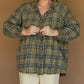 Wishlist - Plaid Raw Edge Detail Shirt