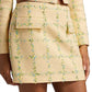 Amanda Uprichard - Perth Check Tweed Miniskirt