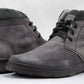 Kcr Group - Men's Thick Fur-Lined Zip-Up Nubuck Leather Boots