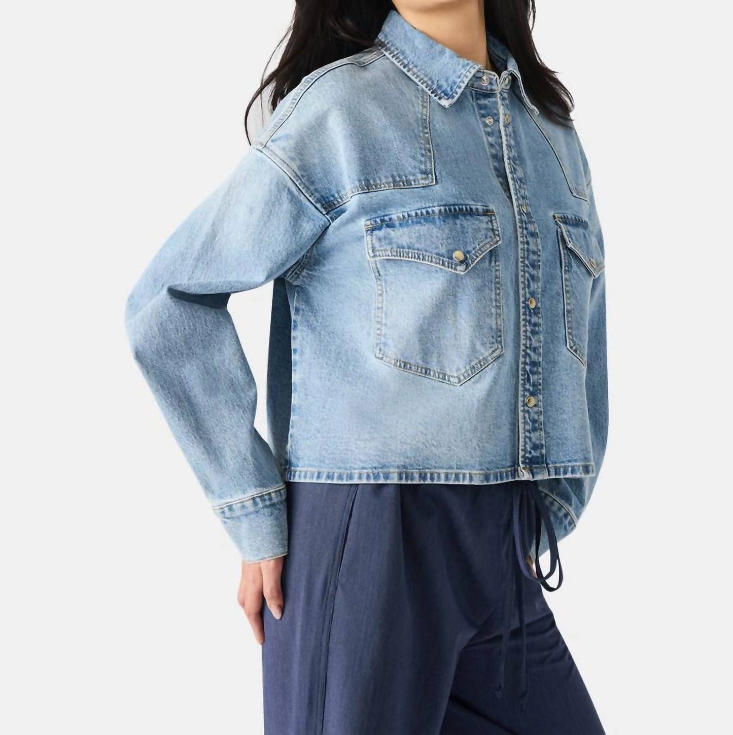 Steve Madden - Rafi Denim Shirt Jacket