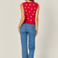 2.7 August Apparel - Julie Heart Vest Top
