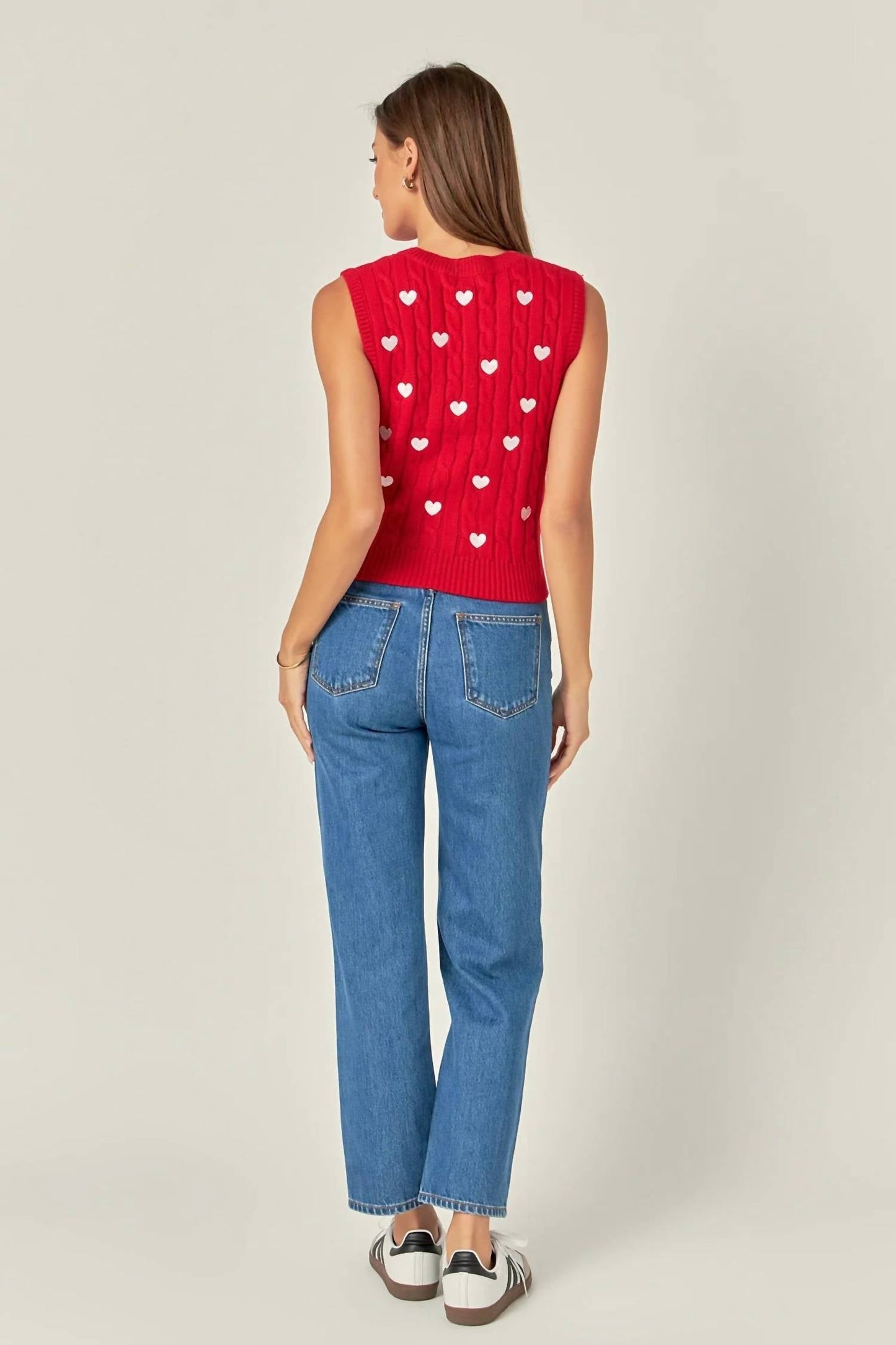 2.7 August Apparel - Julie Heart Vest Top