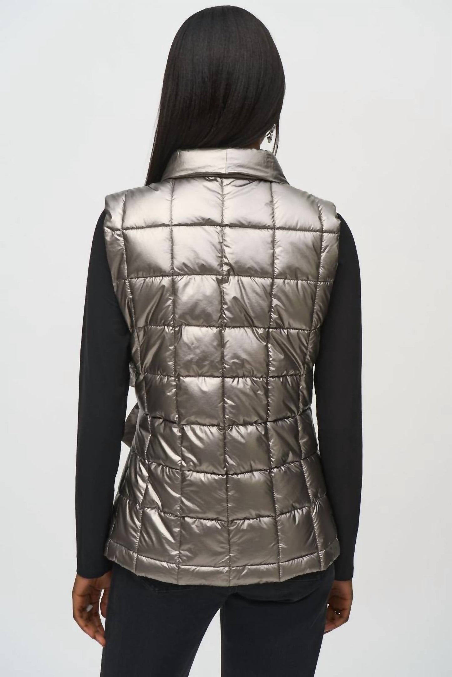 Joseph Ribkoff - Quilted Metallic Puffer Vest