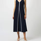 Joseph Ribkoff - V-neck Sleeveless Maxi A-line Dress