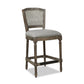 Triomphe Rattan Wicker High Back Armless Counter Bar Stool