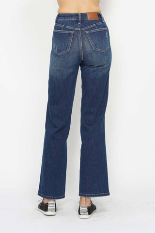Judy Blue - High Waist Tummy Control Wide Leg Jeans
