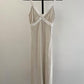 5Besties - Women's Contrasting Cross Over Maxi Linen Dress