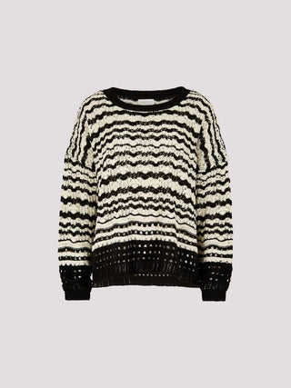 Apricot - Skyline Stripe Sweater