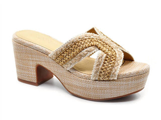 Chocolat Blu - Women's Gen Raffia Sandal