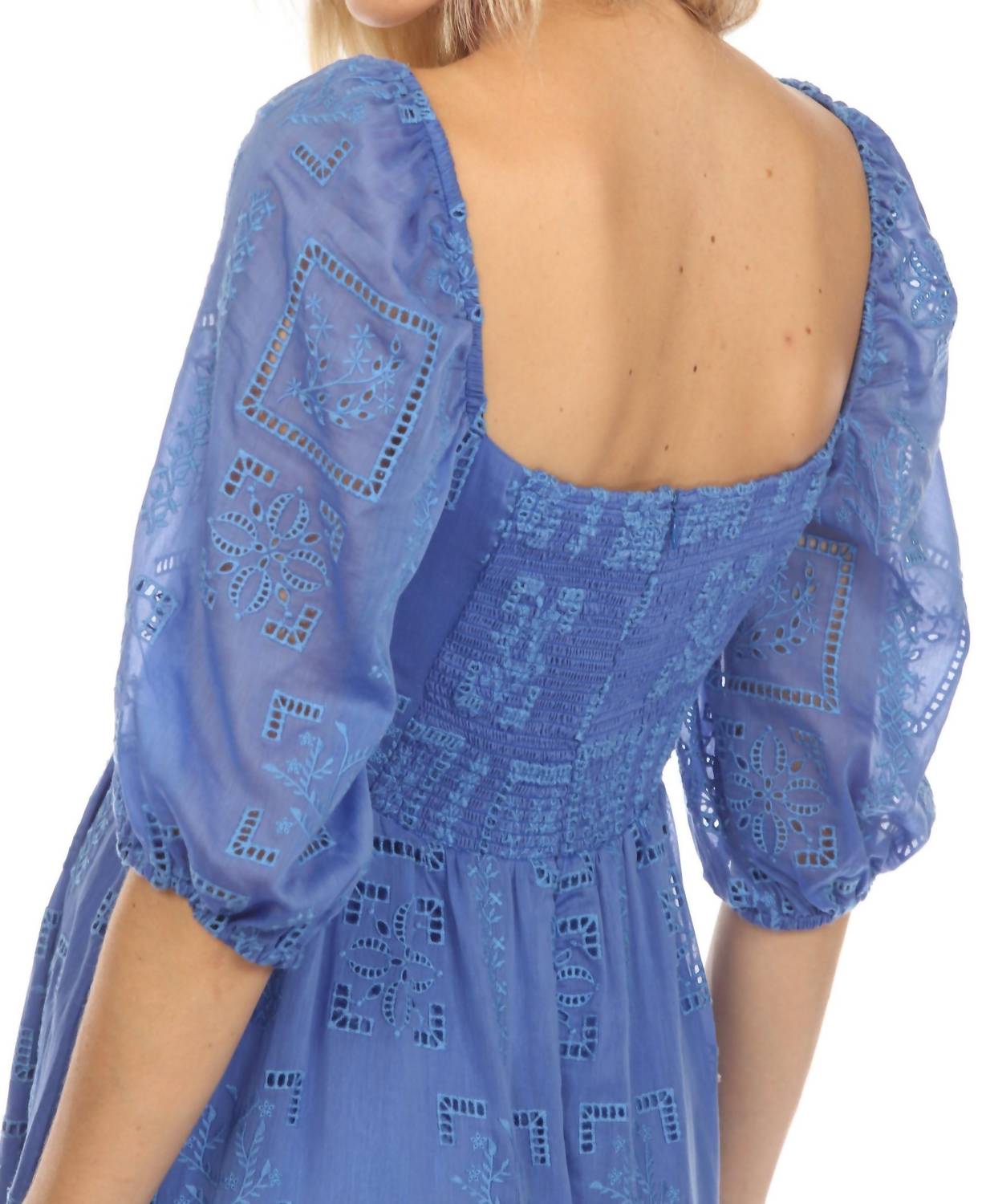 Johnny Was - Ella Eyelet Embroidered Mini Dress