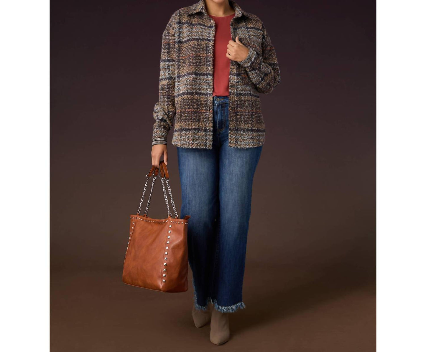 Coco + Carmen - Cersei Button Front Shacket