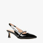 All Black - Women's Tiffany Princess Sling Back Heel