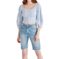 Steve Madden - Shay Smocked Back Crop Top