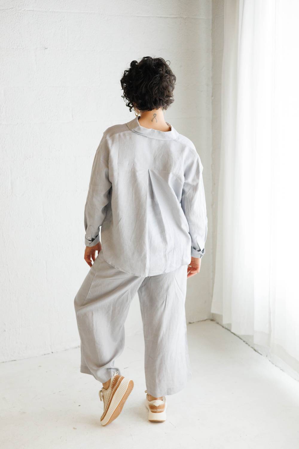 Grade & Gather - Oversized Linen Shirt