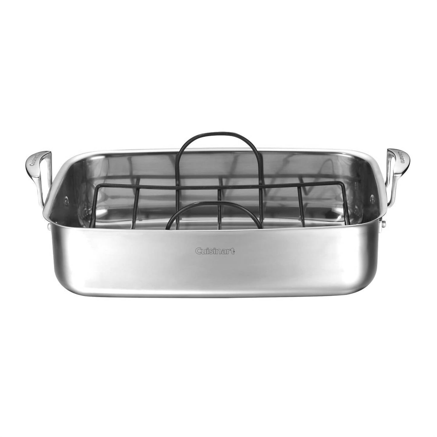 Cuisinart - Stainless Steel Roaster With Non-Stick Rack - 15"