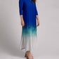 Sympli - V-neck Slit Dress