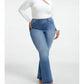 Good American - Pull On Flared Jeans