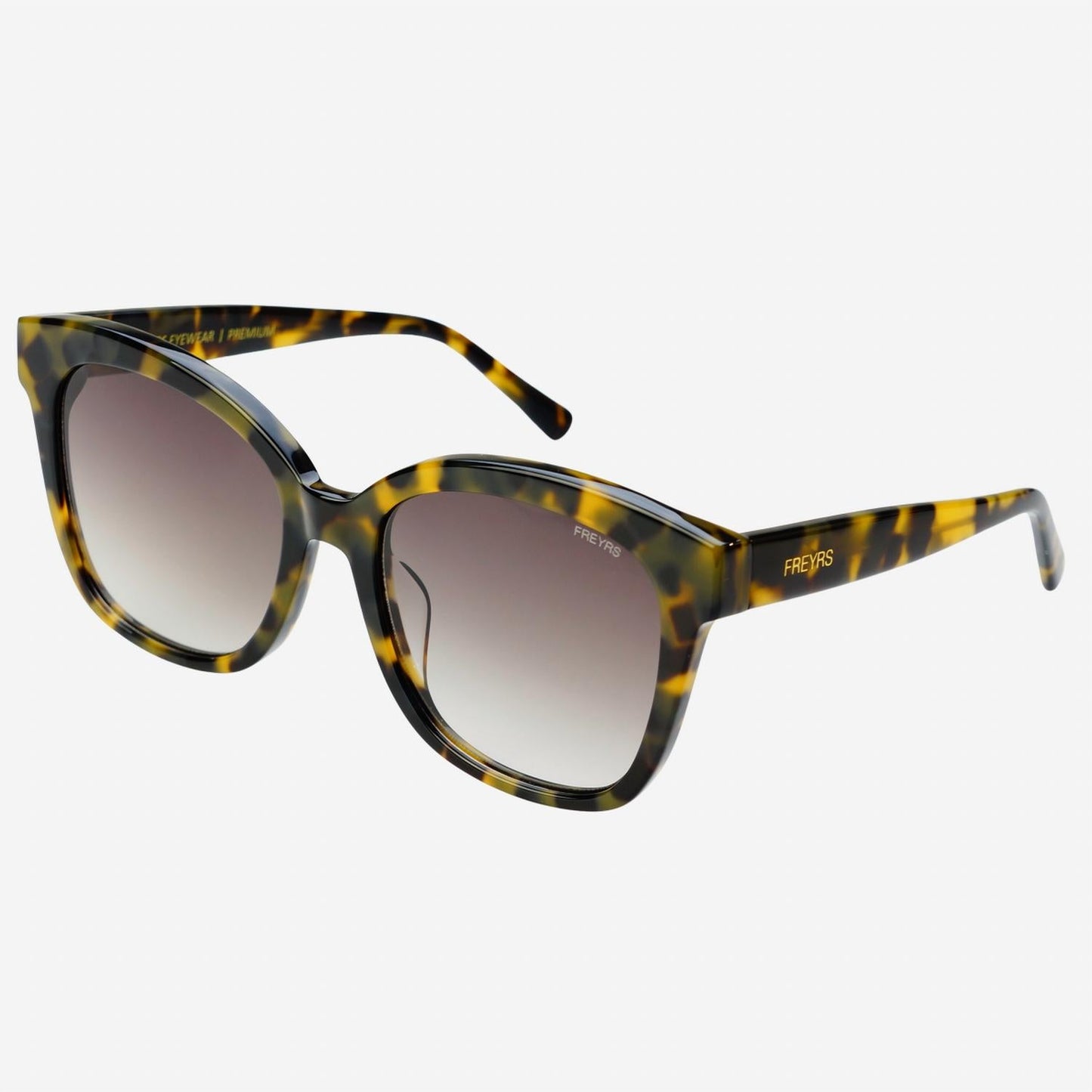 Freyrs Eyewear - Women's Amber Cat Eye Non-polarized Sunglasses