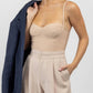 Win Win - BUSTIER SLEEVELESS STRETCH BODYSUIT
