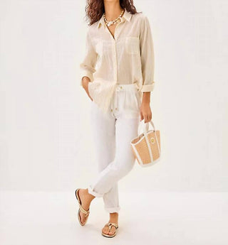 Lilly Pulitzer - Women's Sea View Button Down Shirt