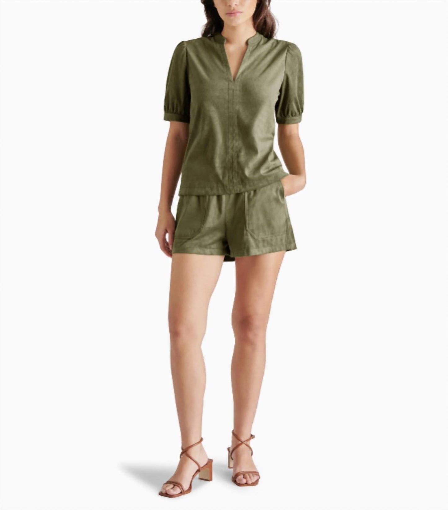 Steve Madden - Faux Suede Record Shorts
