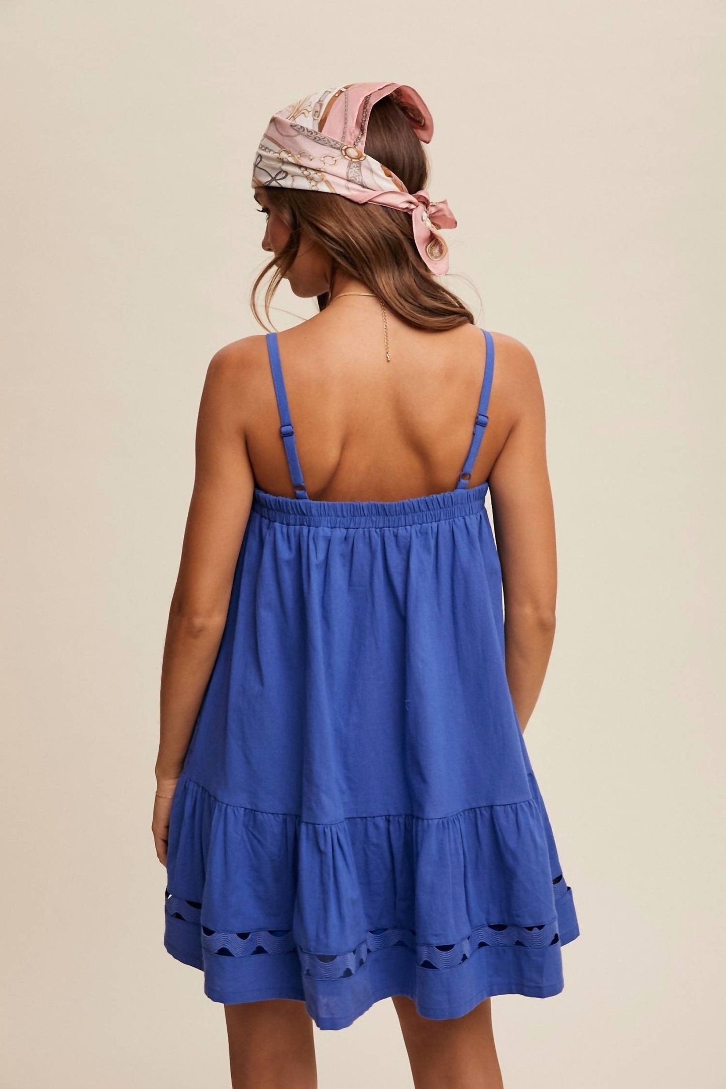 Listicle - Front-tie Tunic Dress