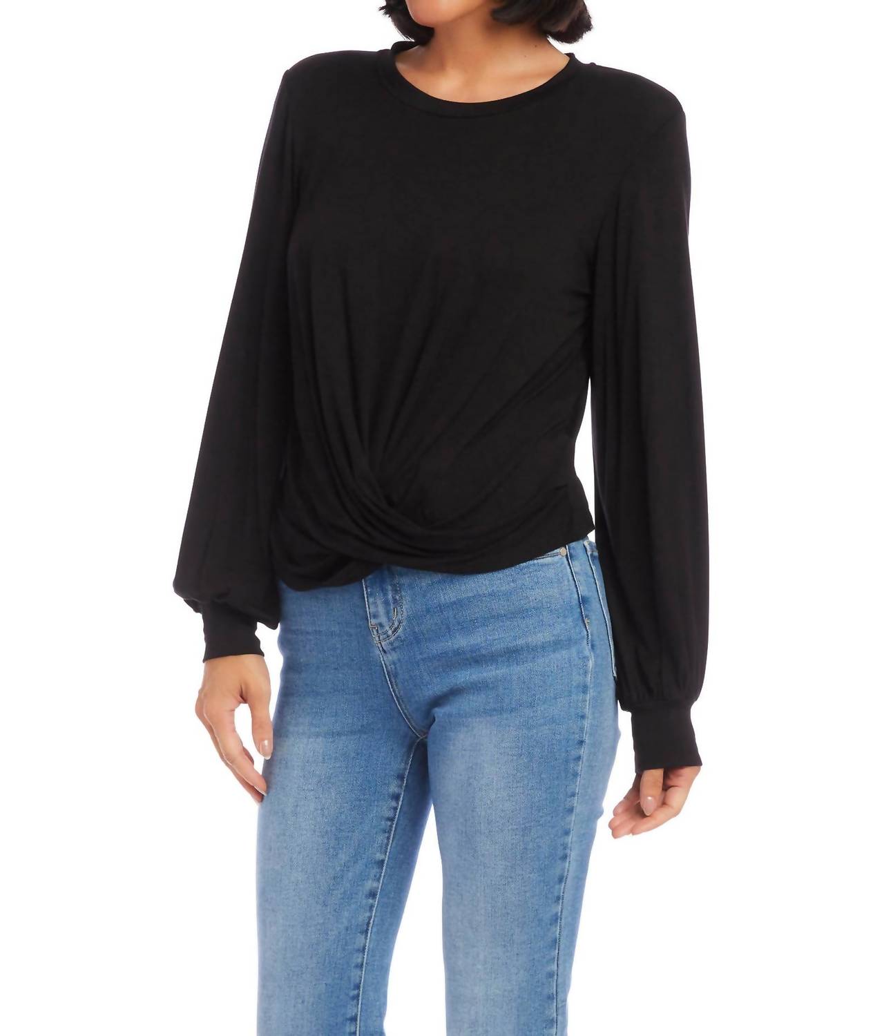 Karen Kane - Drape Front Top